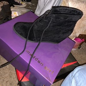 Madden Girl Dearest Black Fabr